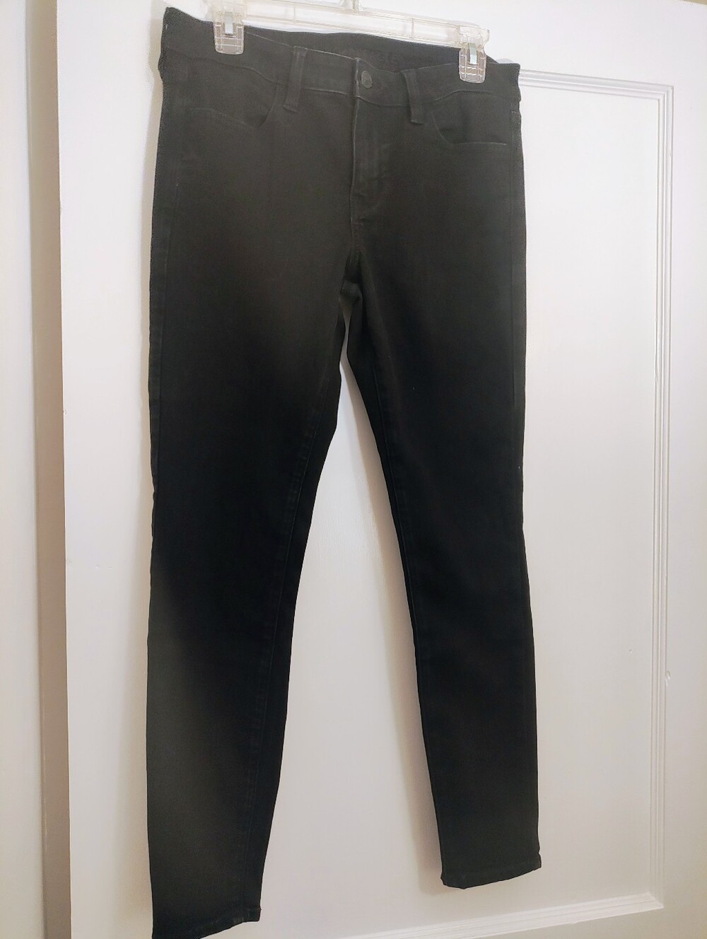 American Eagle Next Level Stretch Black Skinny Jeans Size 8 Regular
